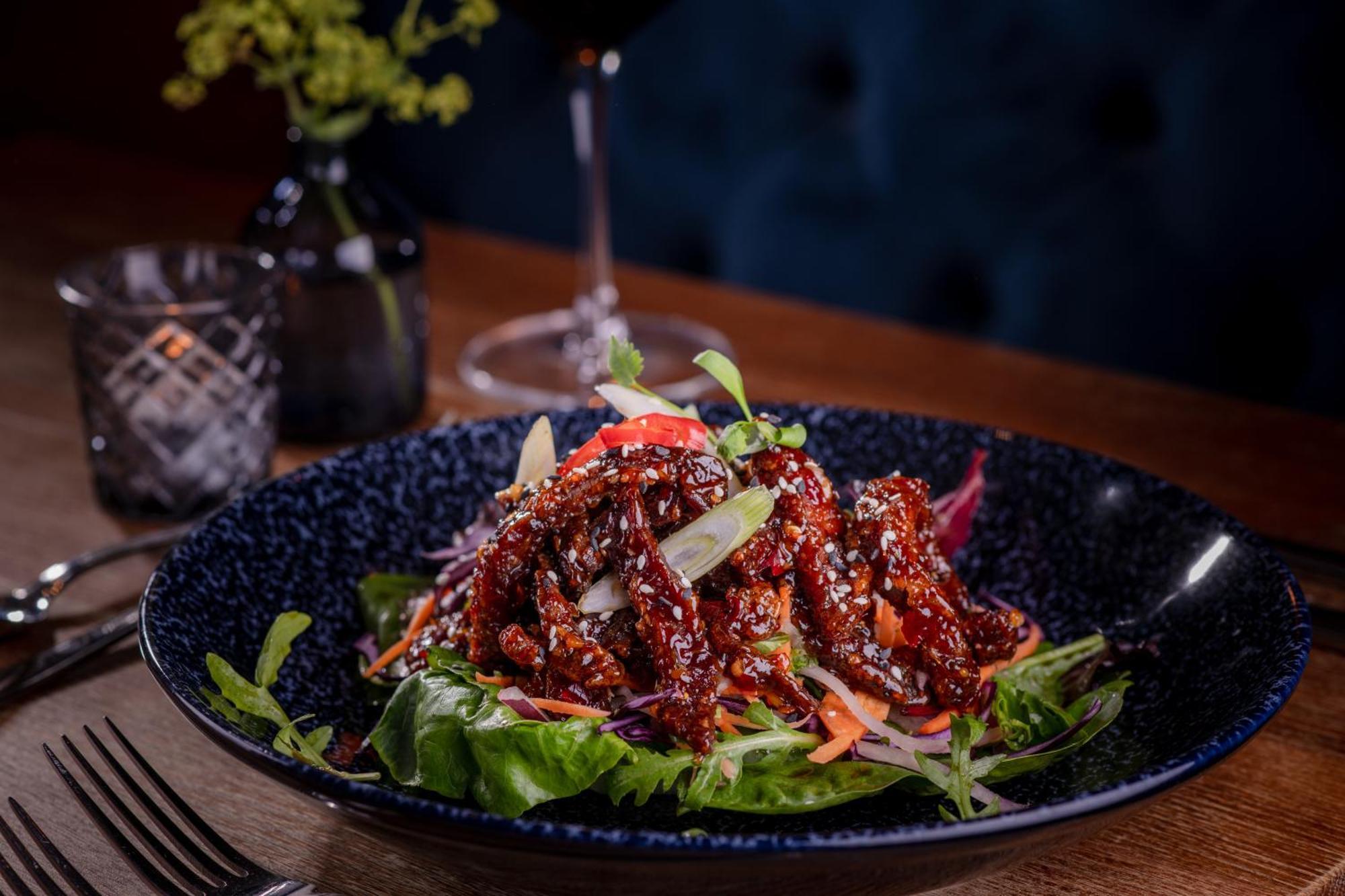 Hotel The Millstone, Mellor Blackburn  Exterior foto Sesame chicken