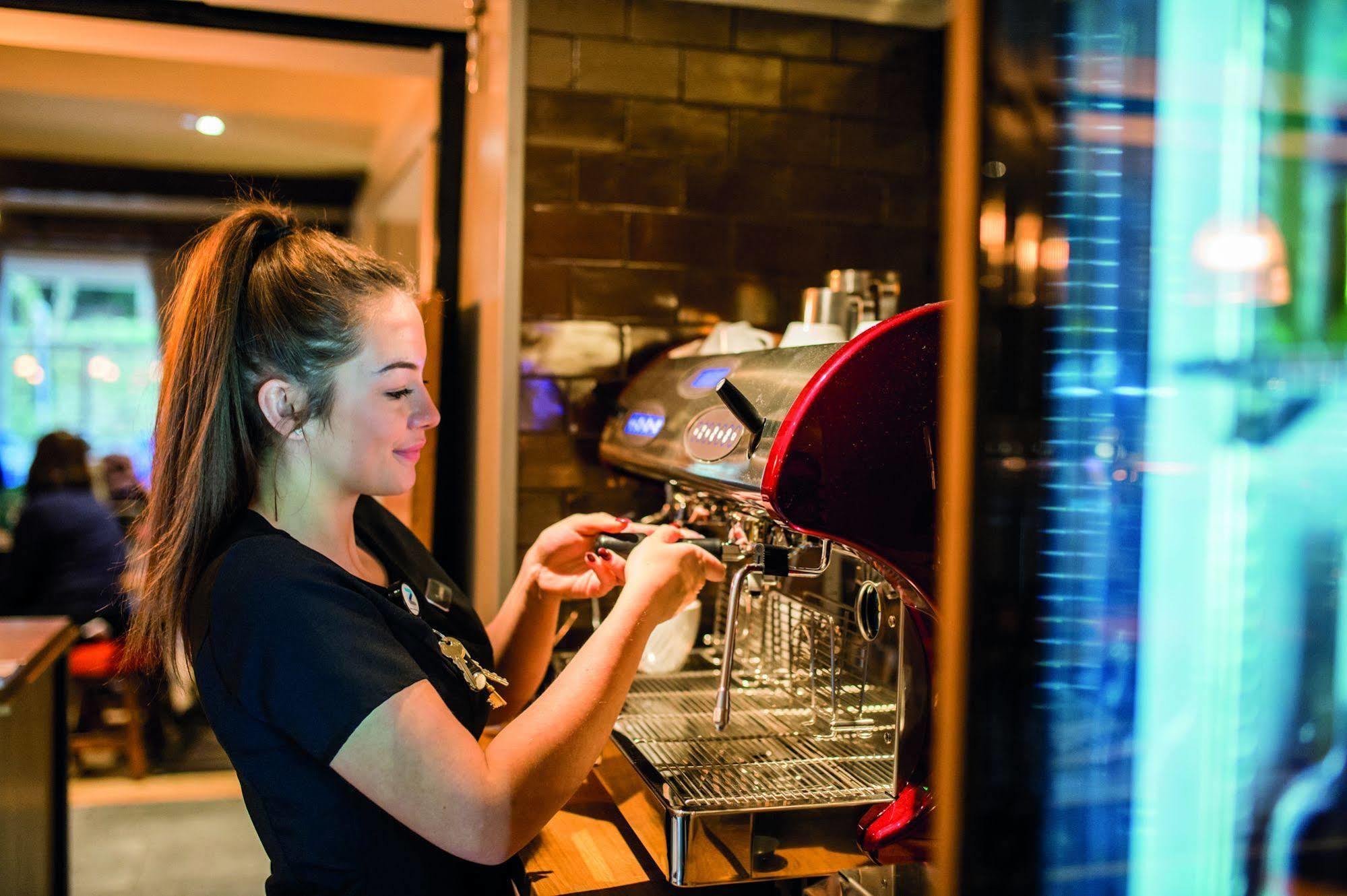 Hotel The Millstone, Mellor Blackburn  Exterior foto A barista making coffee